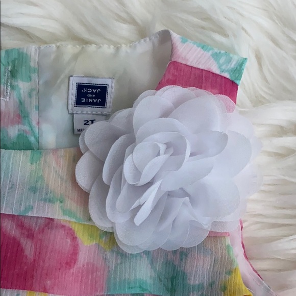 Floral Dress by Janie and Jack *2T toddler girls * - Picture 3 of 9